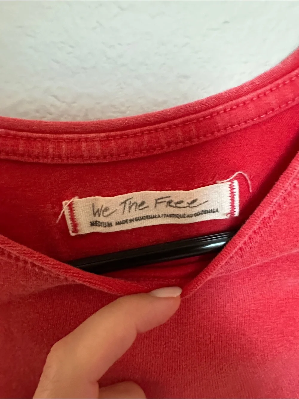 We The Free Red Crop Tee - Picture 3 of 4